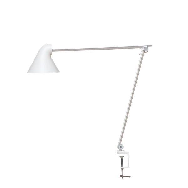 The NJP Table Lamp is a new interpretation of a classic architect lamp designed by Nendo design studio of Japan and designer Oki Sato. Its simple and honest look bares the lamp's functional components and makes it self-explanatory in its expression. The lamp features a timer function that can be set to turn the lamp off at after four or eight hours. Its ergonomic design and simple mechanical system provides great freedom of movement, so that light can always be set in the ideal position in the workspace.